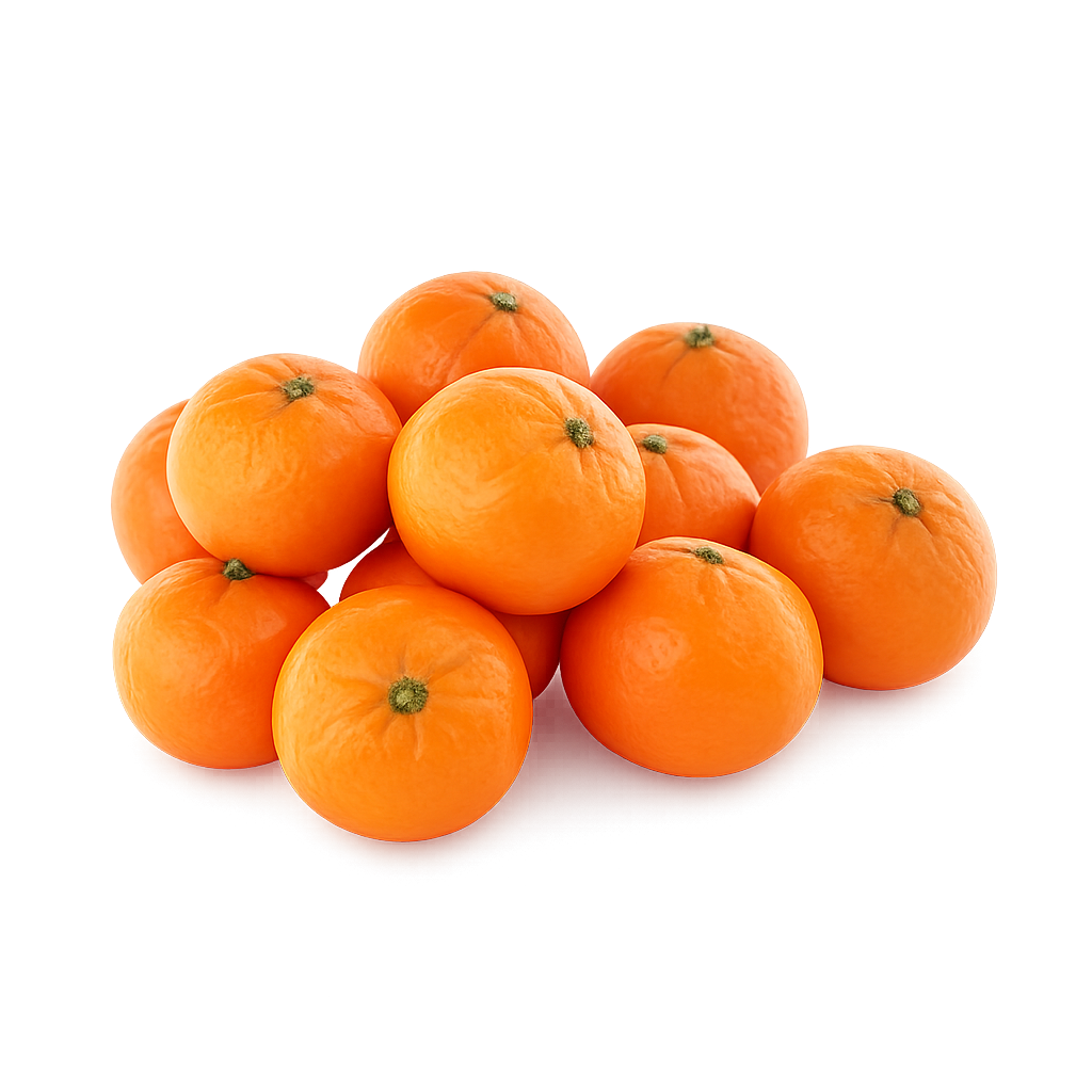 Naturally sweet and juicy, mini oranges are known for their bright color, easy-to-peel skin, and refreshing citrus flavor. Carefully sourced to deliver premium freshness in every bite.