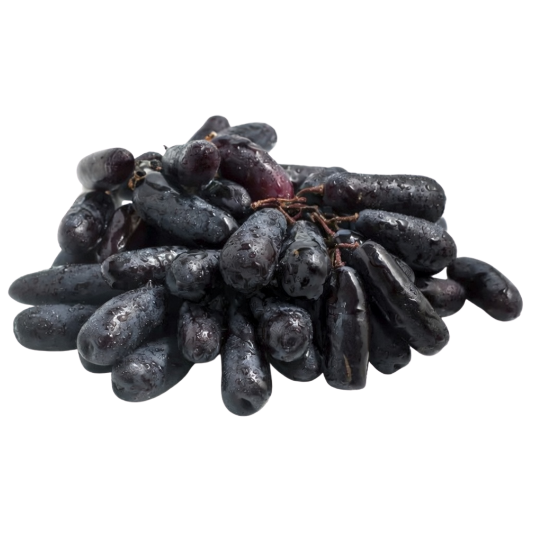 Naturally sweet and juicy, black grapes are known for their deep color, rich flavor, and refreshing bite. Carefully sourced to deliver premium freshness in every bunch.
